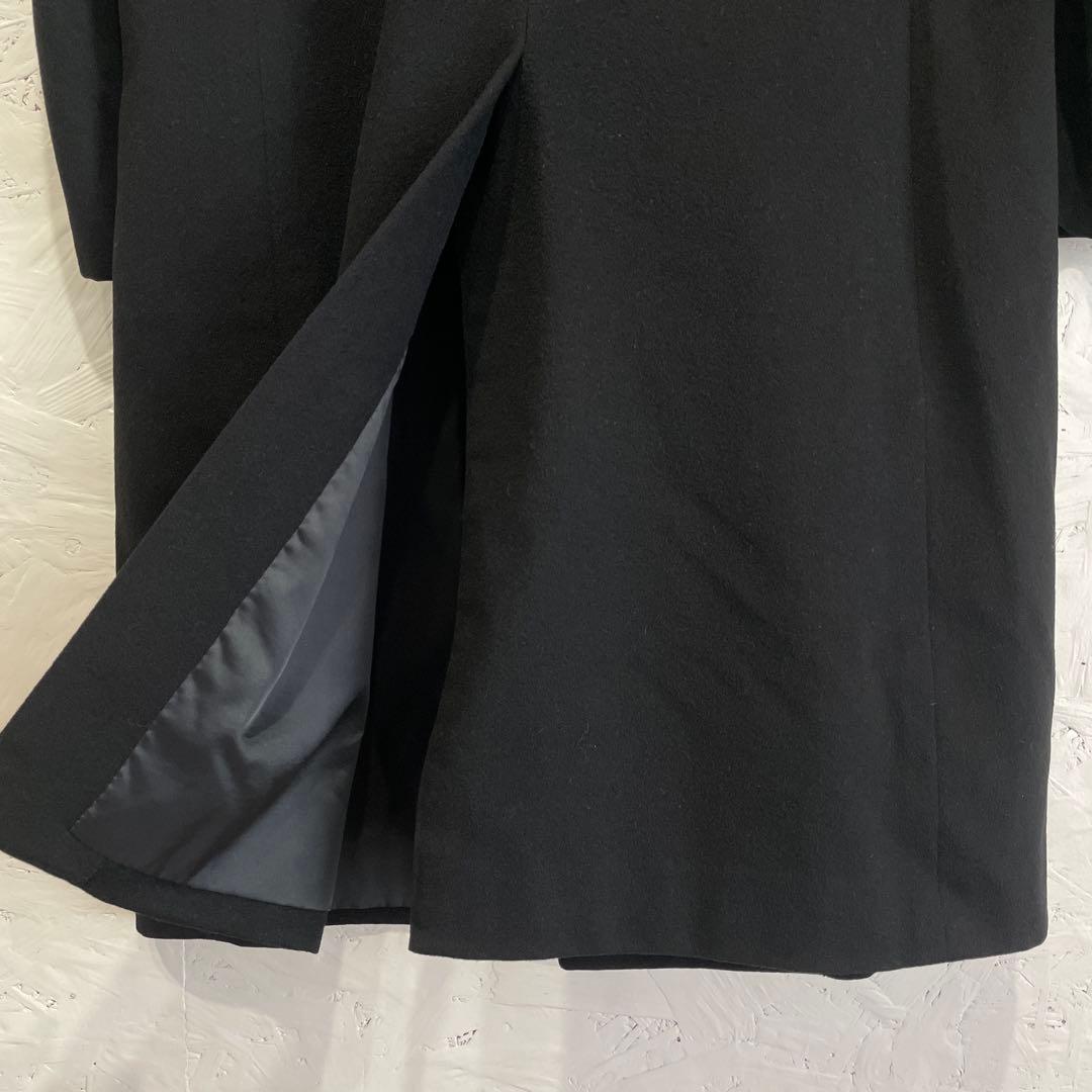 カシミヤ100%【LANVIN STUDIO】ダブル ウールロングコート　46