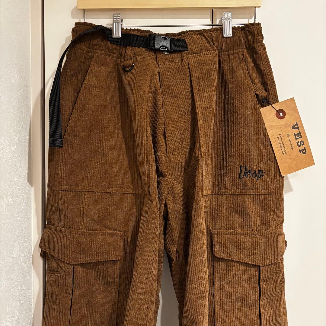未使用品☆ vesp 23-24 コーデュロイ　ワイドジョガーパンツ