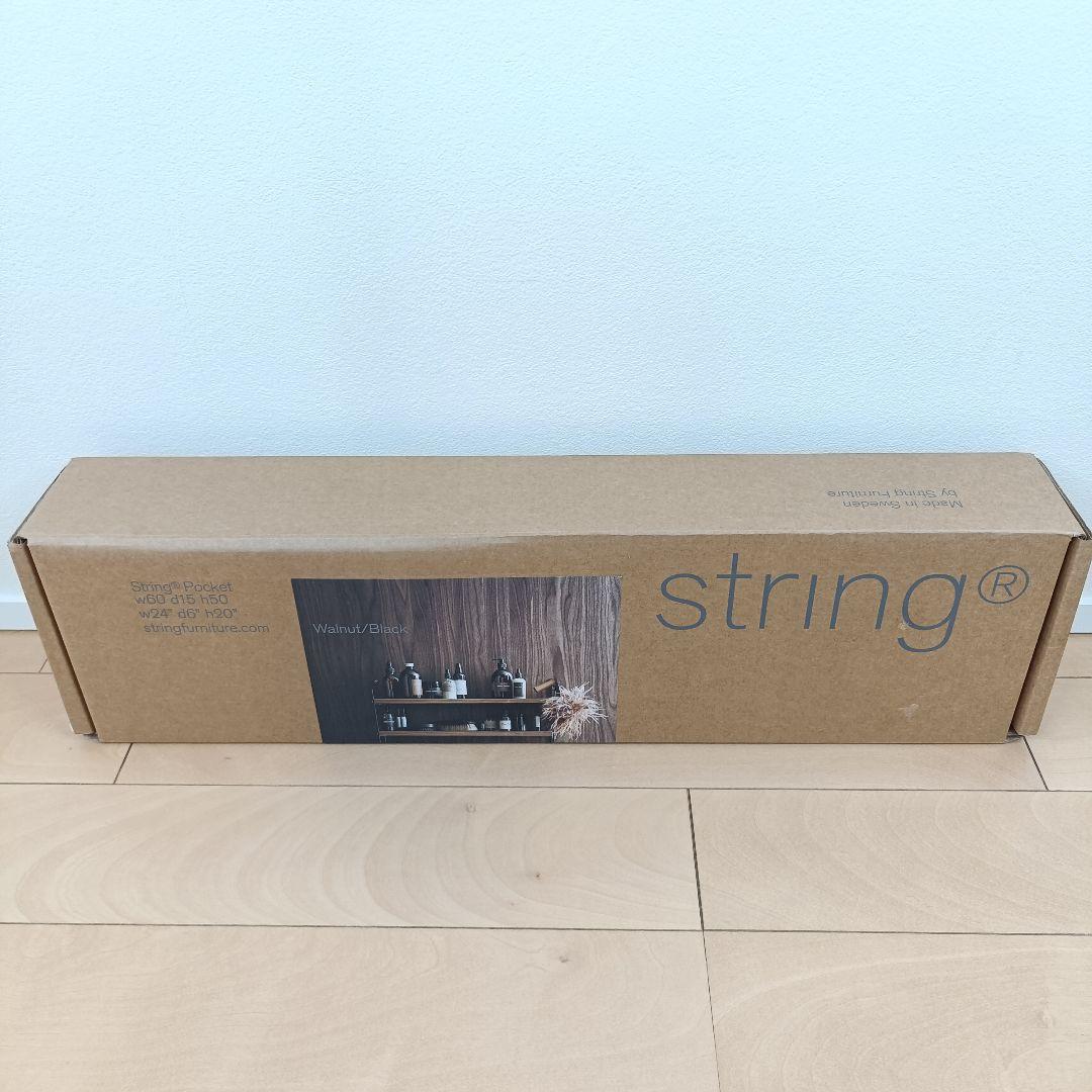 未使用品ストリングポケットString Pocket walnut/black