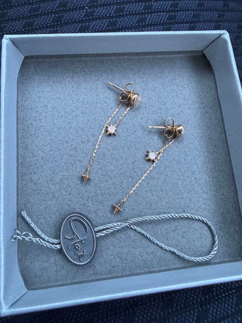 最終値下げ！スタージュエリー　2wayムーンブライトチェーンピアス