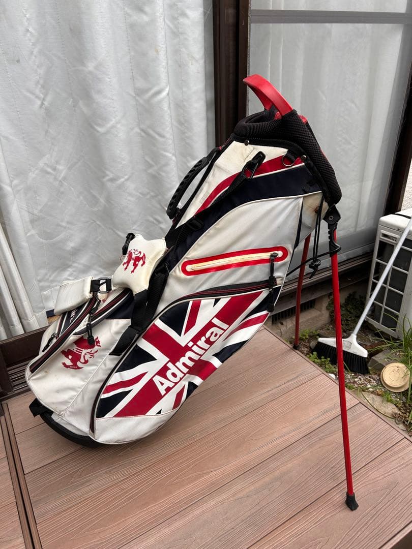 Admiral スタンドゴルフバッグ イギリス国旗デザイン
