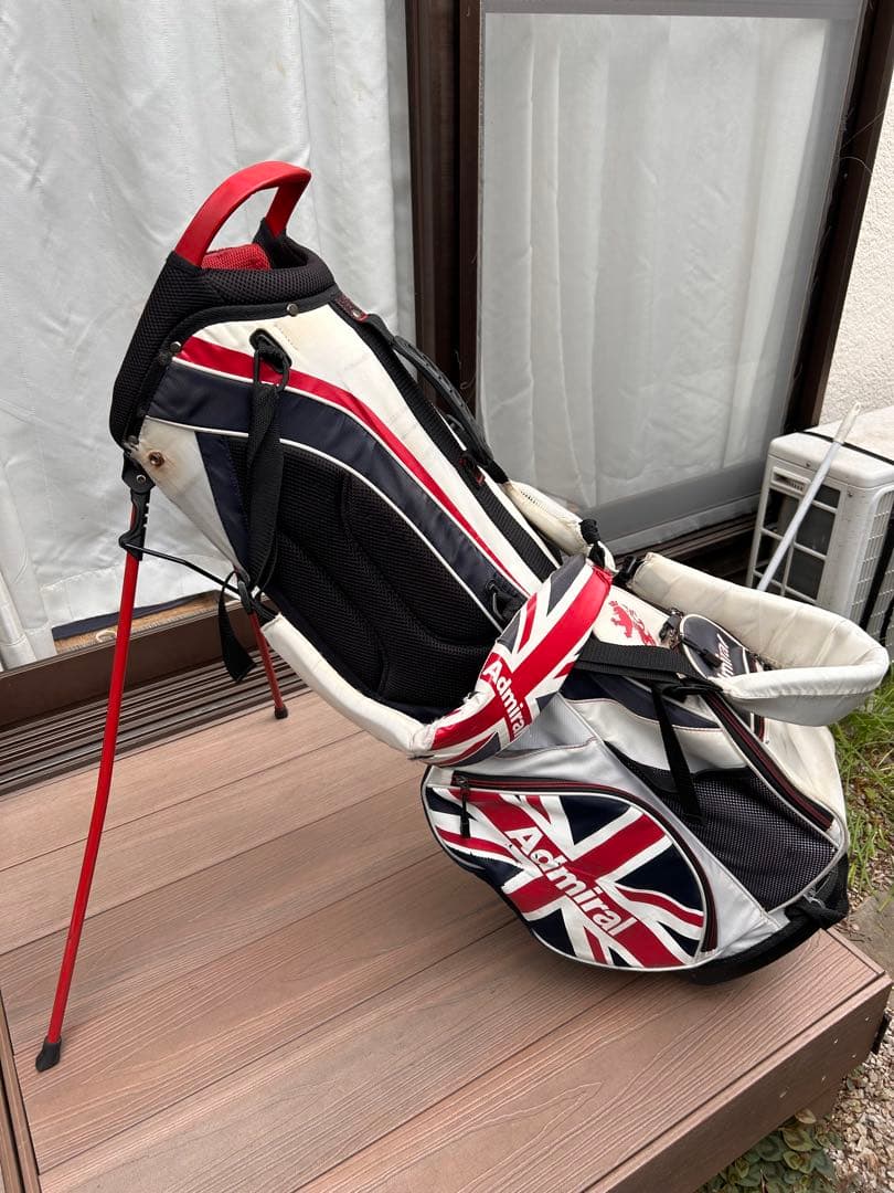 Admiral スタンドゴルフバッグ イギリス国旗デザイン