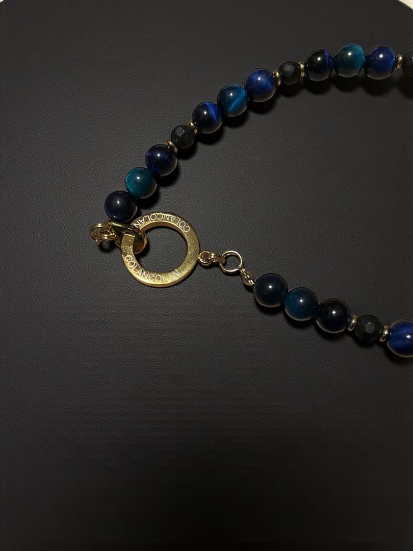 COLANCOLAN フォース5 ネックレス サイズL ブルータイガーアイ