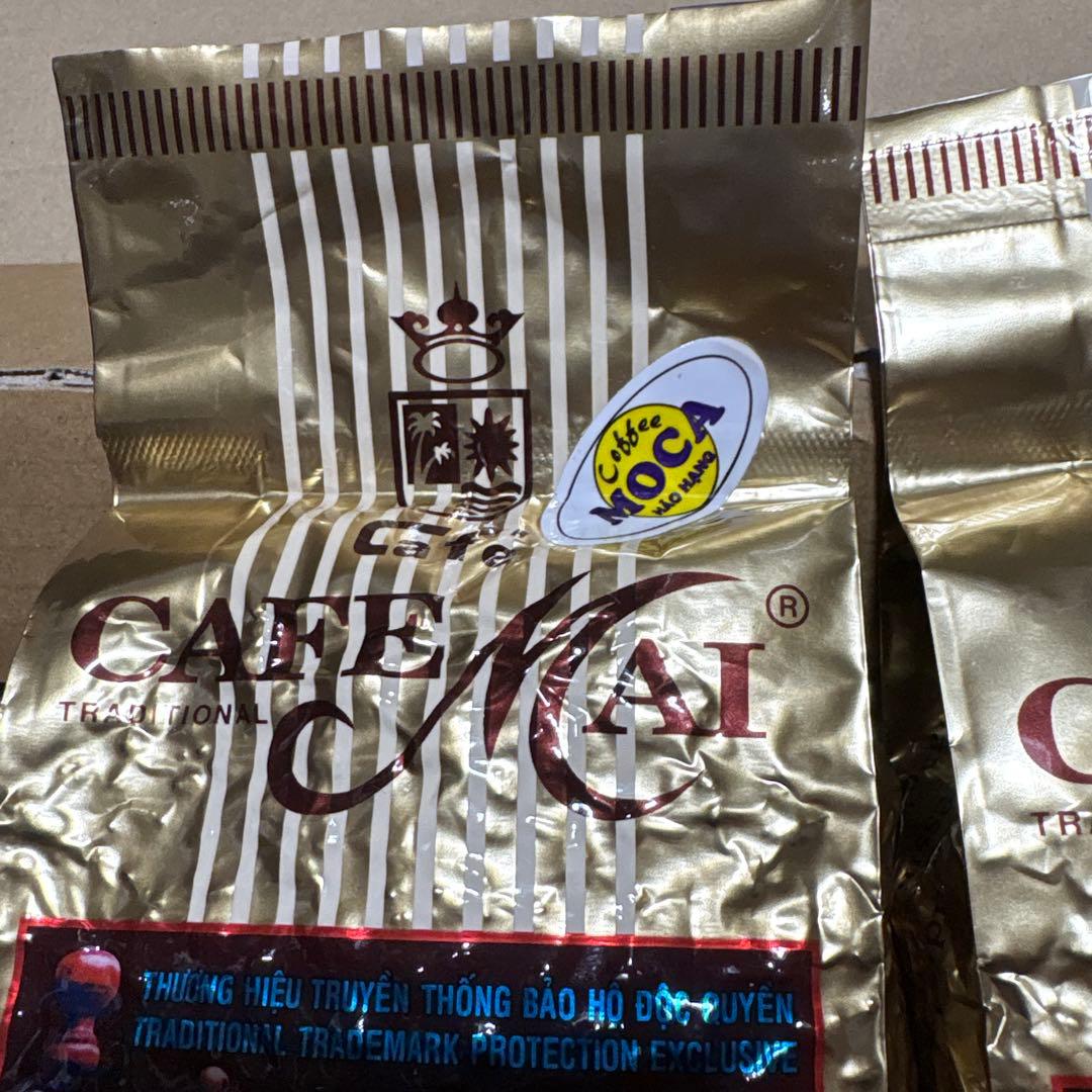 Café Mai コーヒー モカ　3袋セット(豆) ３個