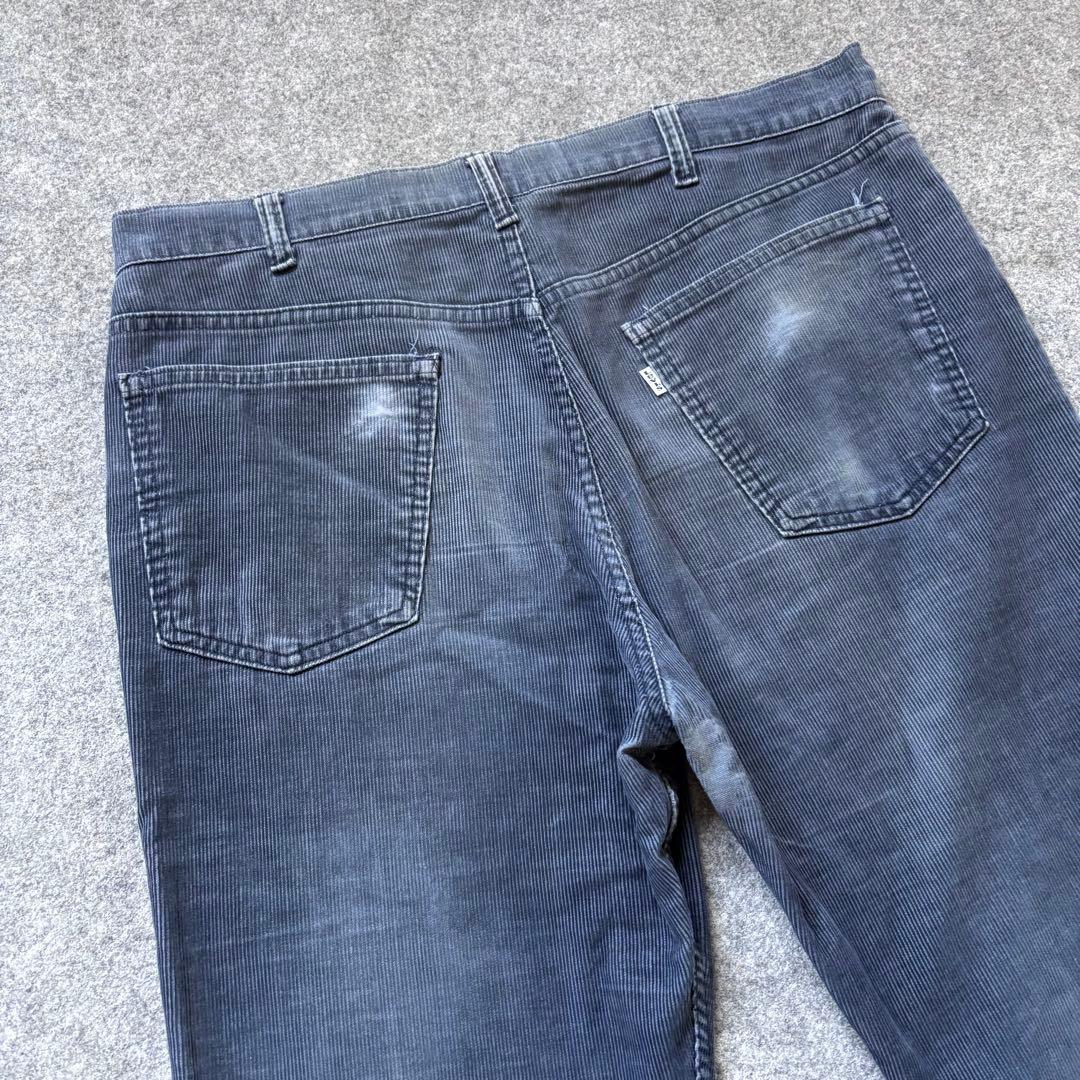 70s 80s【W36】Levi's 519 コーデュロイ ネイビー フェード