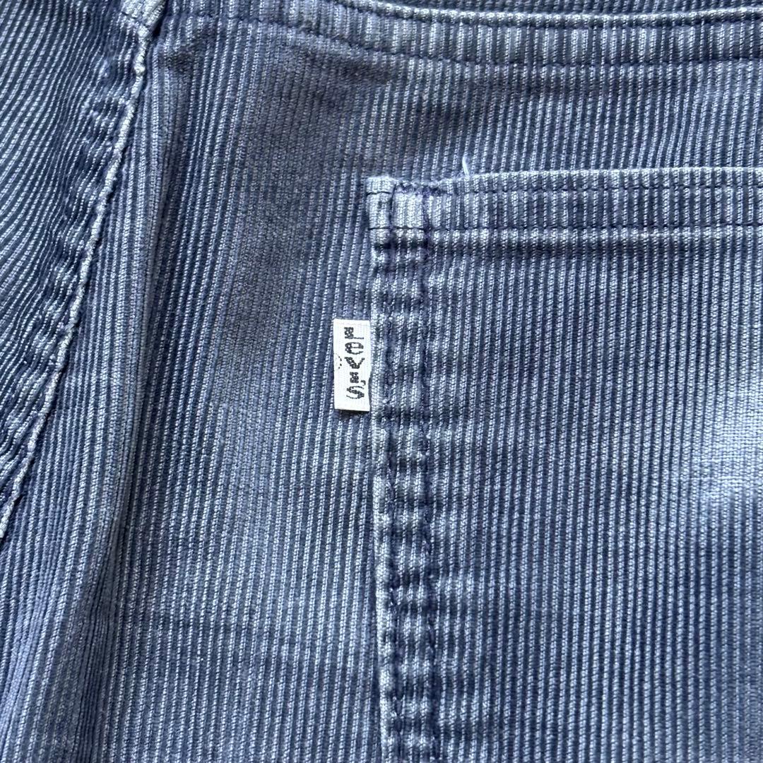 70s 80s【W36】Levi's 519 コーデュロイ ネイビー フェード