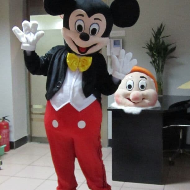 ハロウィン特価！コスプレミッキー　ミニー　着ぐるみ　結婚式　二次会　余興　忘年会