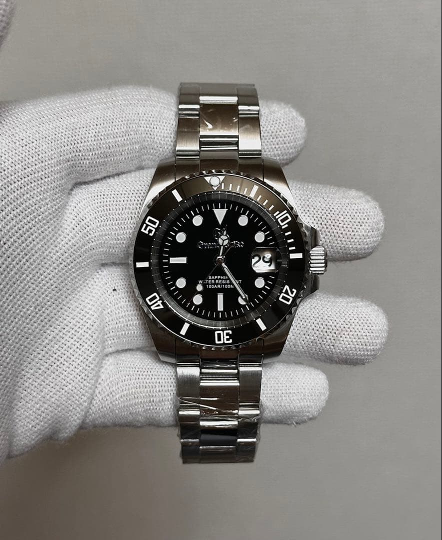 ひ*ん様 MOD カスタム腕時計メンズクォーツ