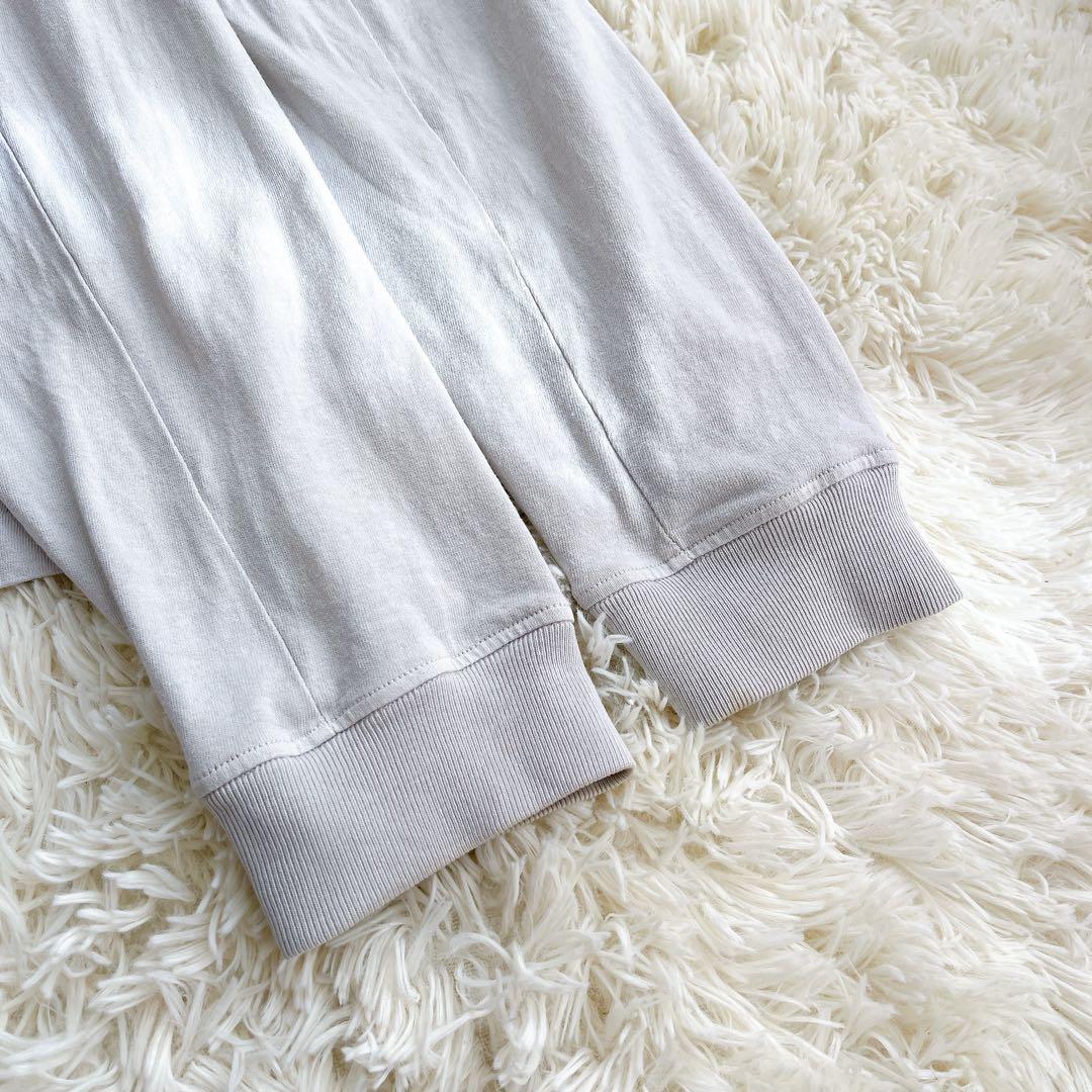 STONE  ロゴワッペン ロングカットソー ライトグレー L