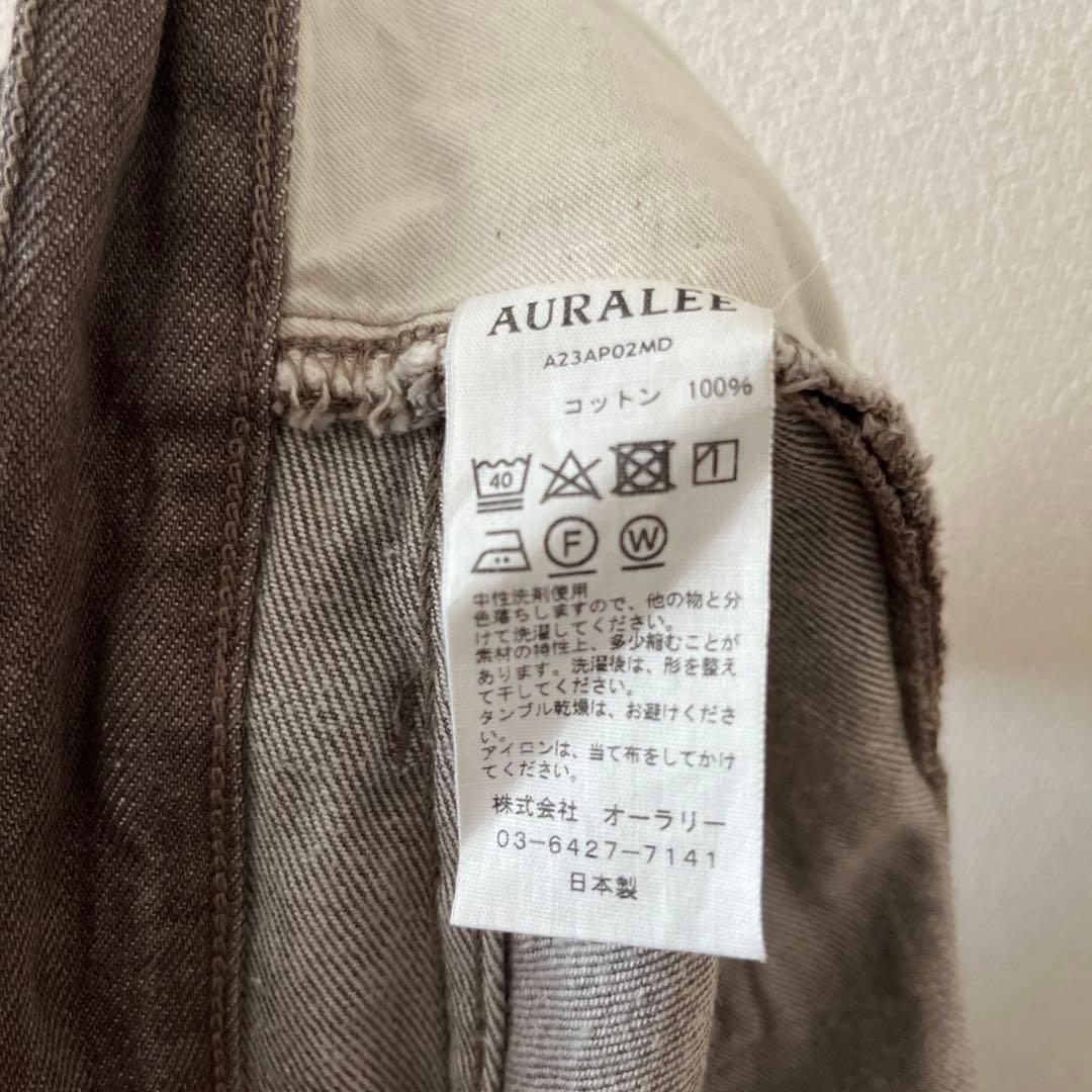 AURALEE | オーラリー　HARD TWIST BROWN DENIM