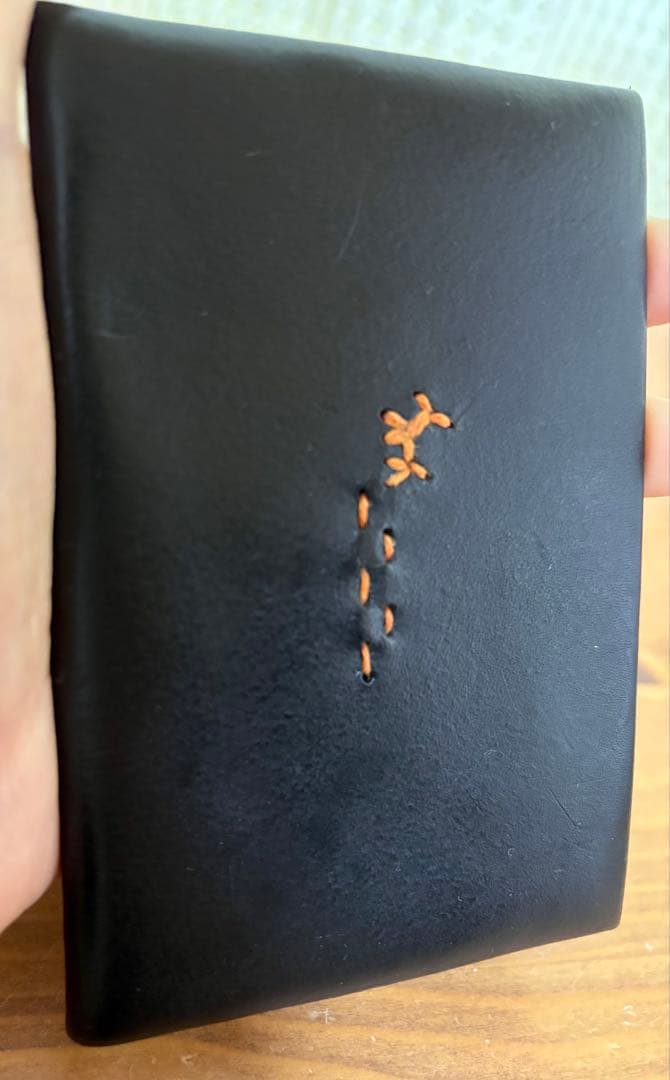 美品　HENRY CUIR カードケース　ブラック