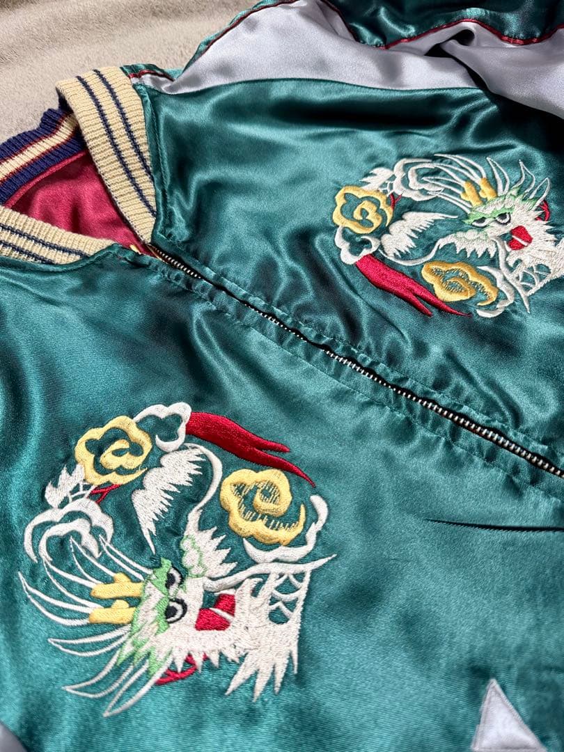 美品 ２面用 テーラー東洋 龍 bomb 日本限定 スカジャン vintage