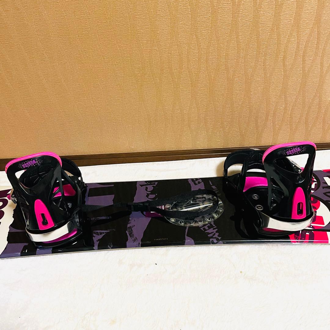 SILICONACCESSORY× STELLAスノーボードビンディングセット