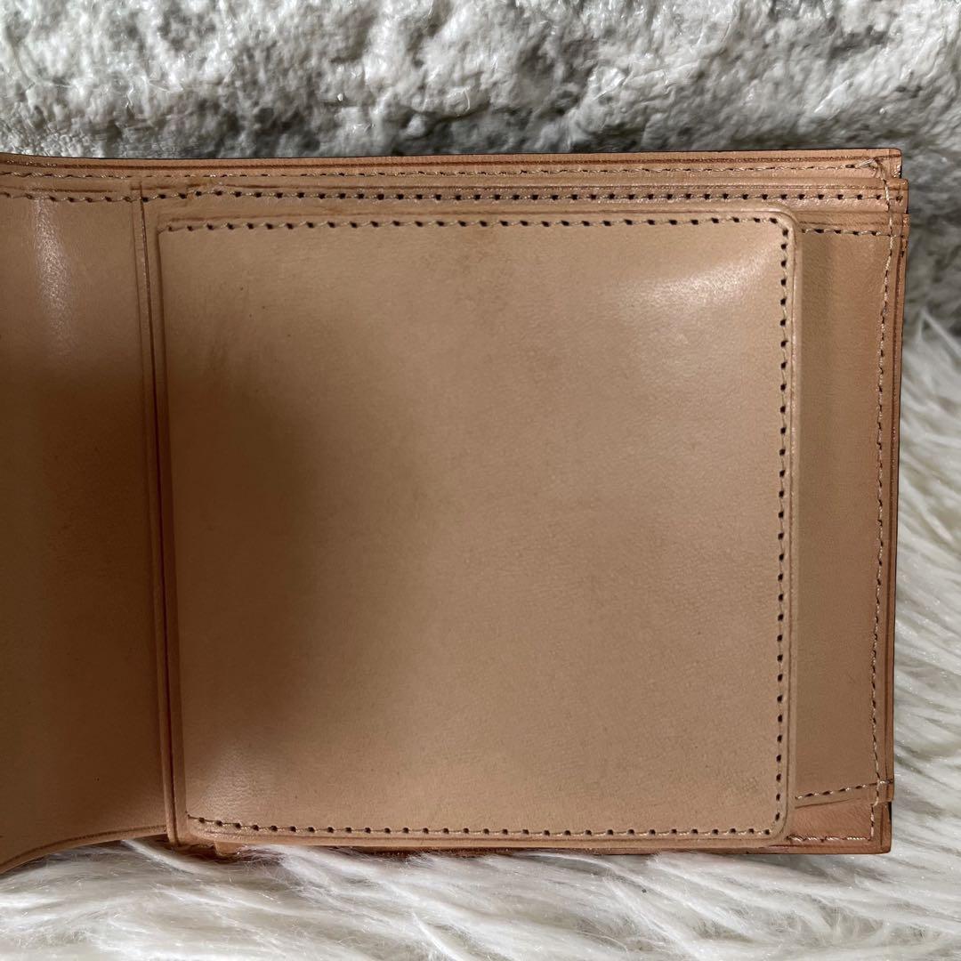 【新品未使用】フライングホース　コードバン　レザー　二つ折り財布