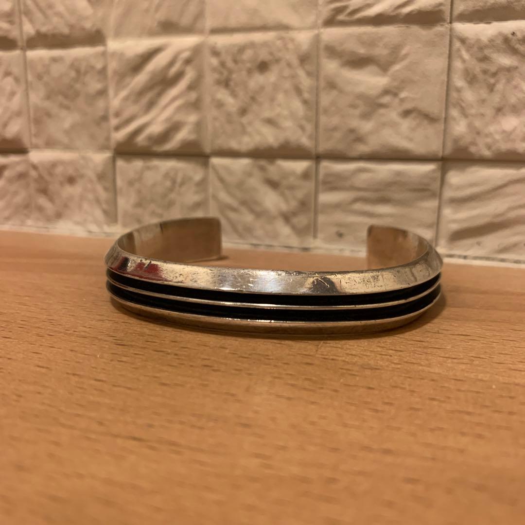 かべちんナバホ族 TOM HAWK トムホーク 2ラインバングル　希少