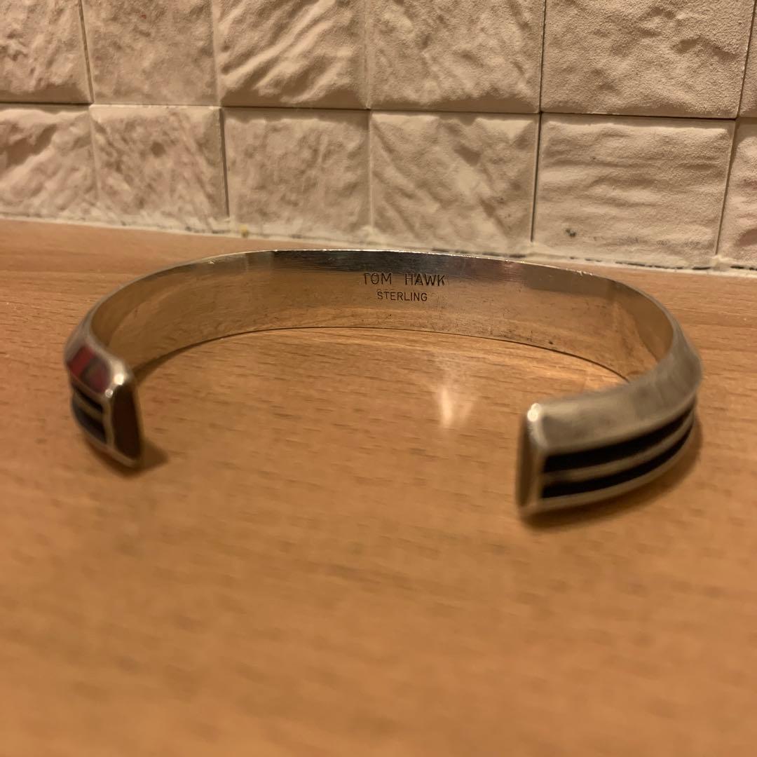 かべちんナバホ族 TOM HAWK トムホーク 2ラインバングル　希少