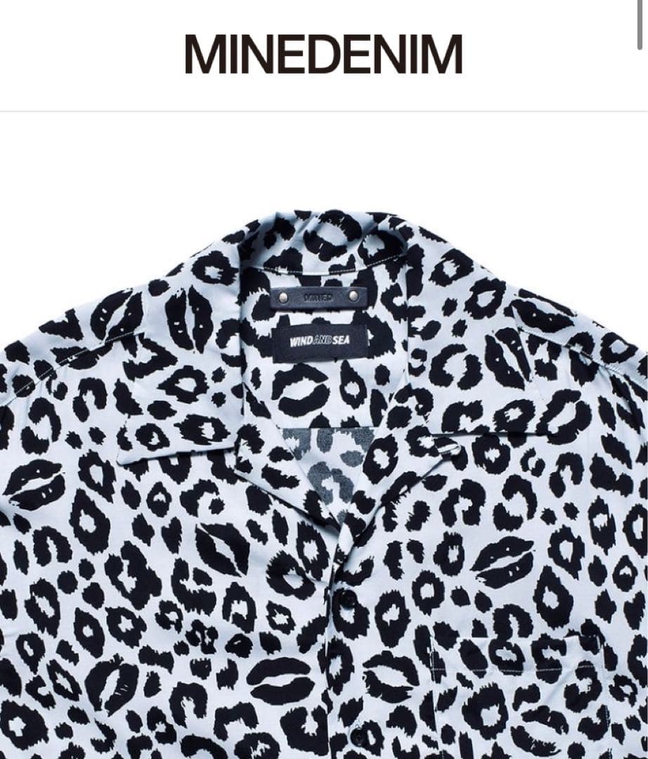 MINEDEIM ×WDS レオパードシャツ(未使用タグ付き)