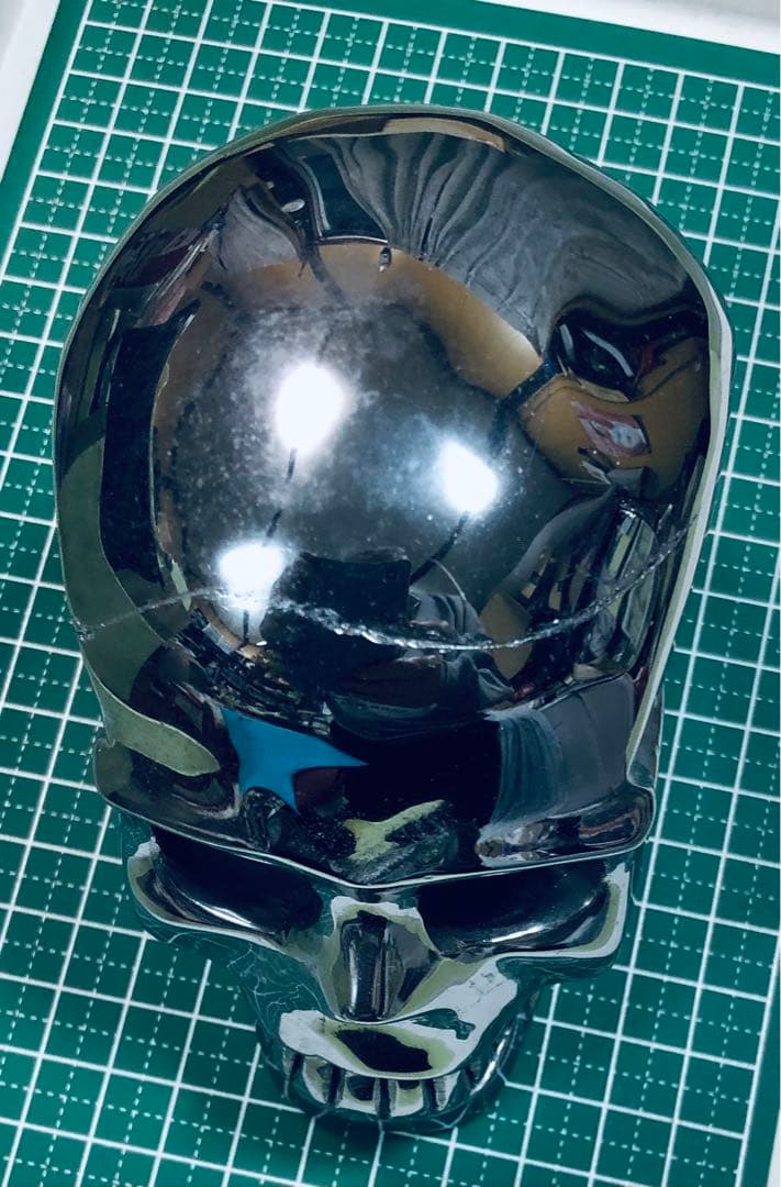 テラヘルツ　ドクロ置物約1.1kg