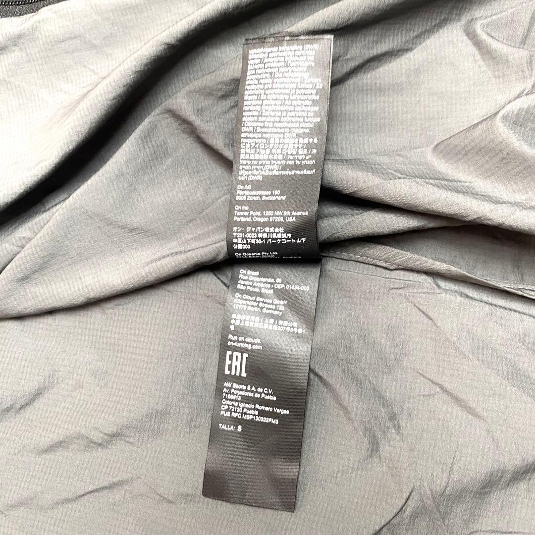 On run on clouds weather jacket ブラック　M相当