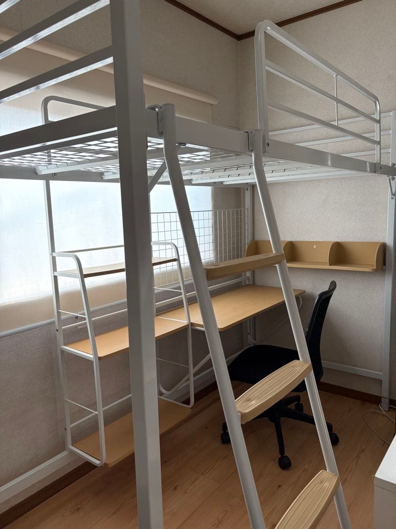 ニトリ ロフトベッド ワークチェア付き