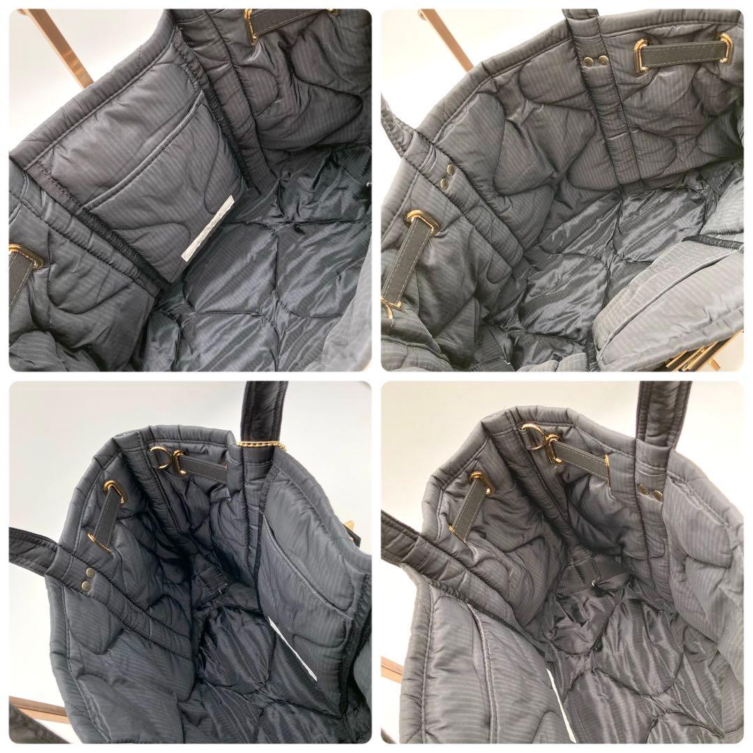 JKayO✨シータパランティカ トートバッグ 黒ナイロン ターンロック