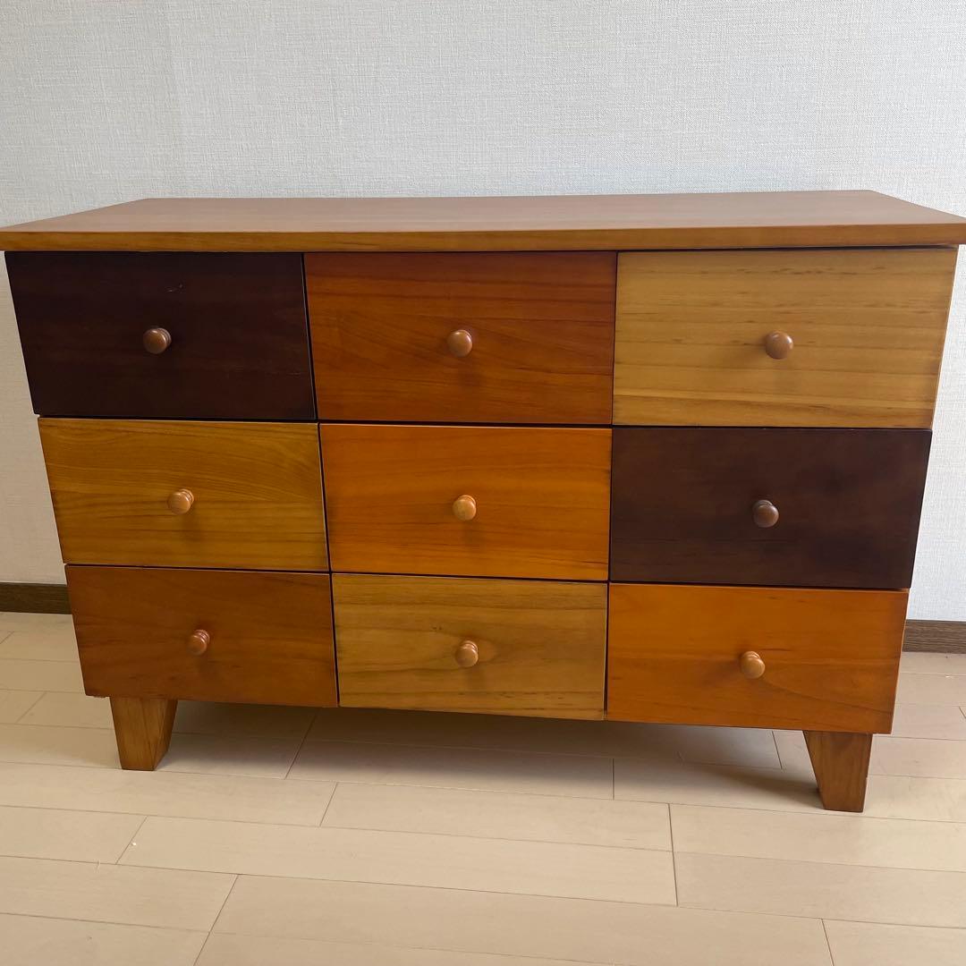 木製引き出しチェスト