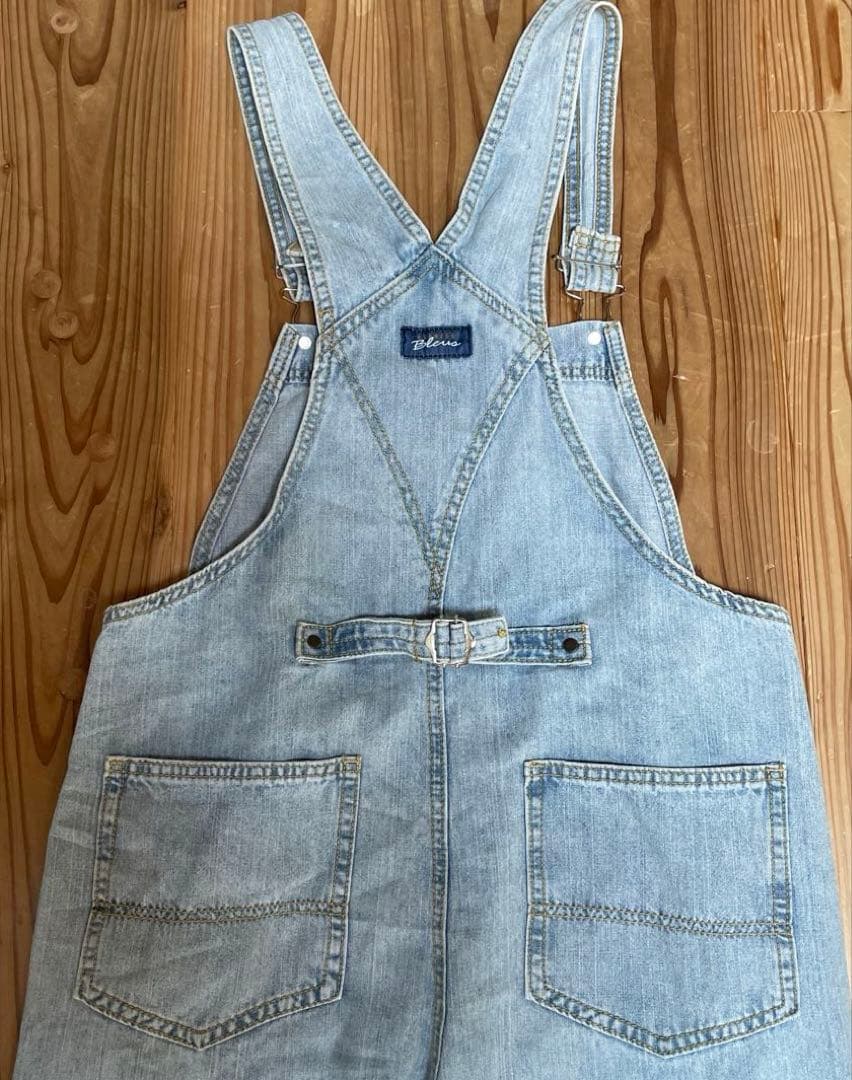 sudo デニムサロペット tablethotel ライトブルー