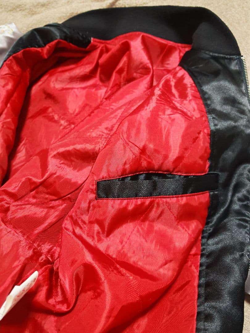 90S YOKOSUKA 日本 限定 スカジャン 鷲龍　サテン vintage