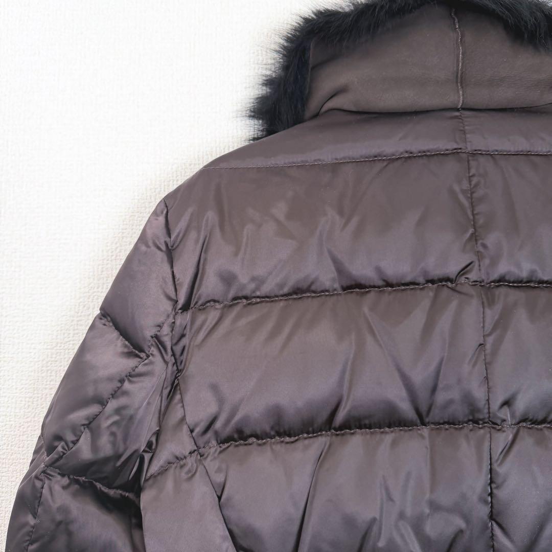 Blumarine ブルマリン ダウンジャケット ムートン ファー