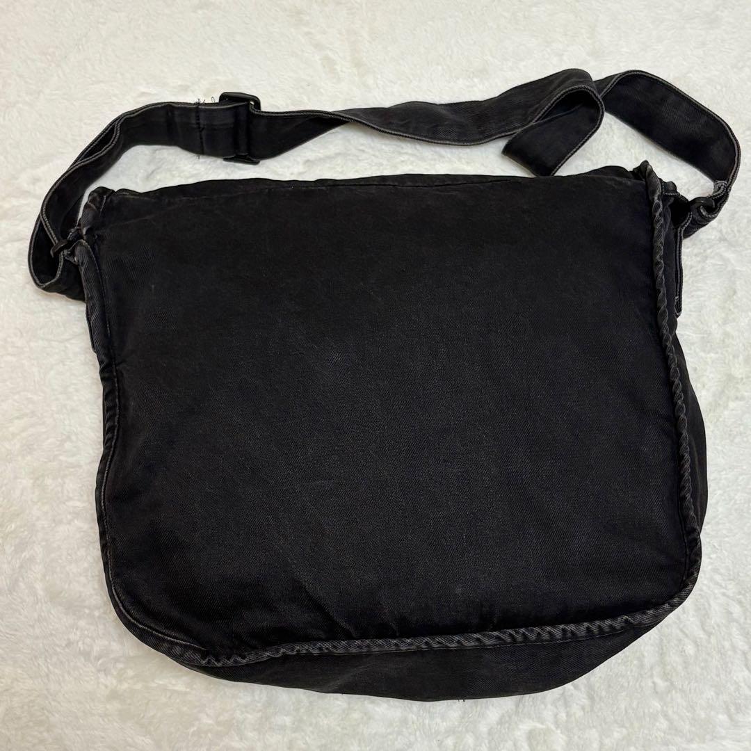 ハンティングワールド メッセンジャーバッグ ロゴ A4 A3デニム