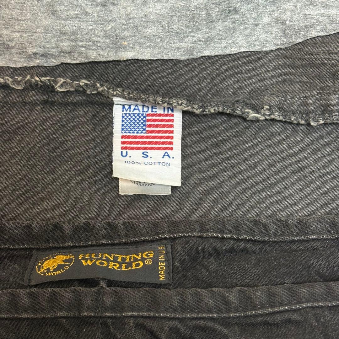 ハンティングワールド メッセンジャーバッグ ロゴ A4 A3デニム