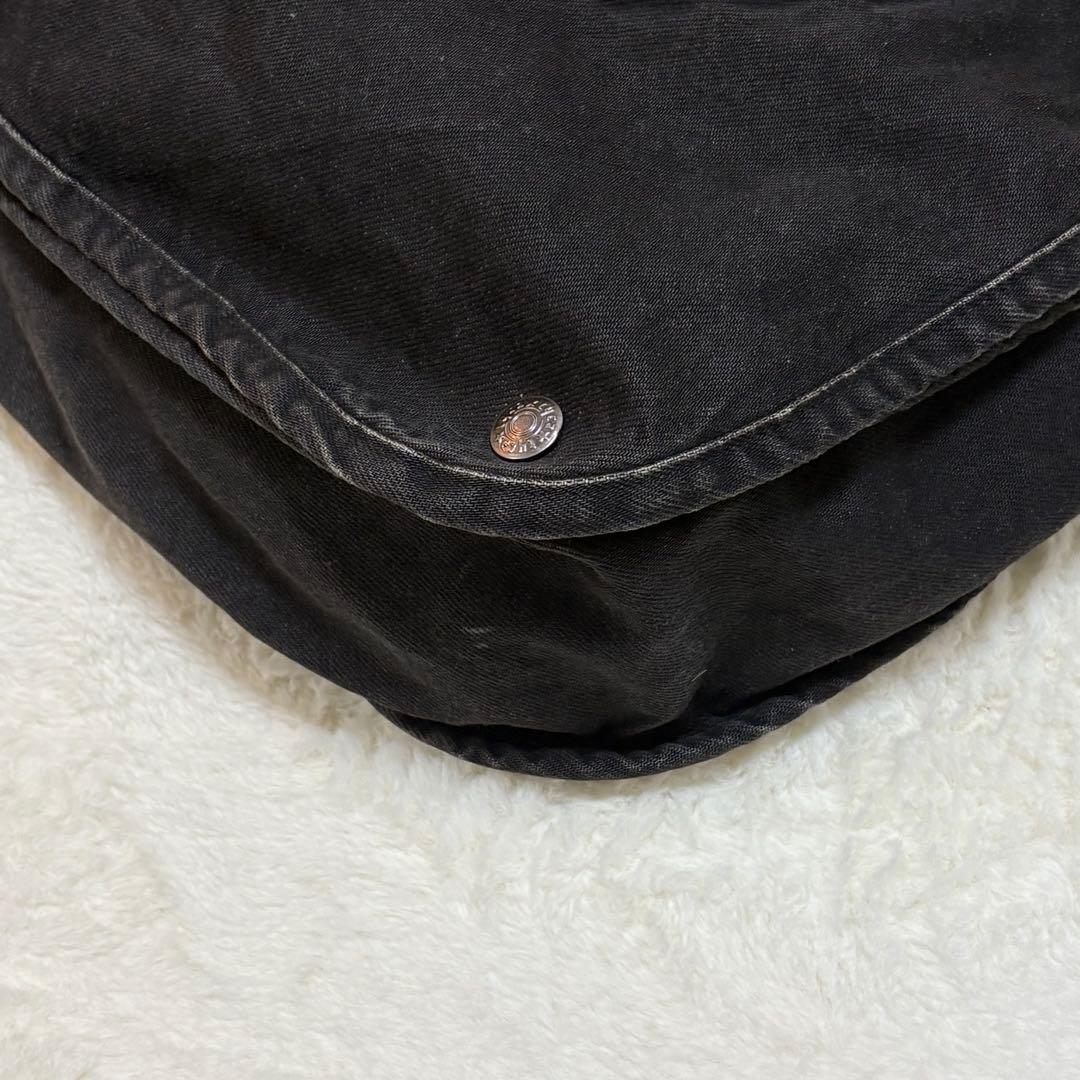 ハンティングワールド メッセンジャーバッグ ロゴ A4 A3デニム