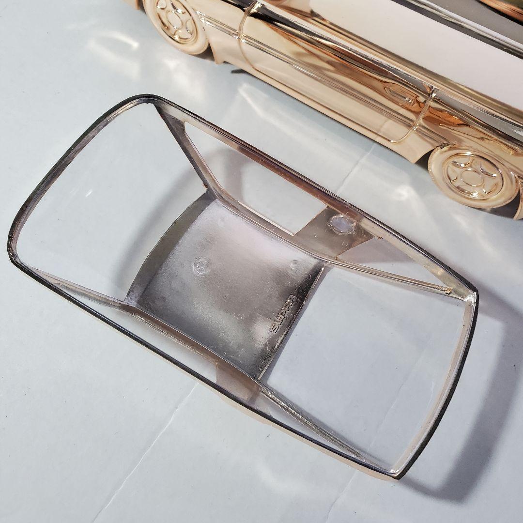 80s TOYOTA SUPRA トヨタ スープラ　シガーケース 置物 メッキ