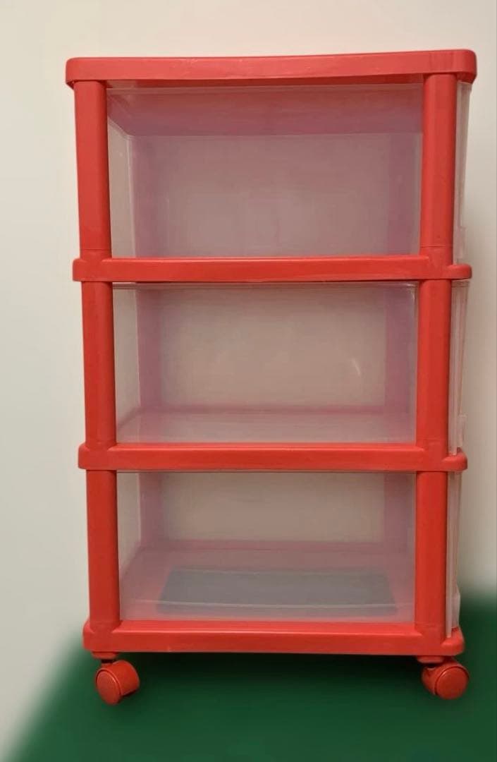 ⭐︎ハローキティ 2000 三段チェスト 収納ボックス 収納ケース レトロ 激レア