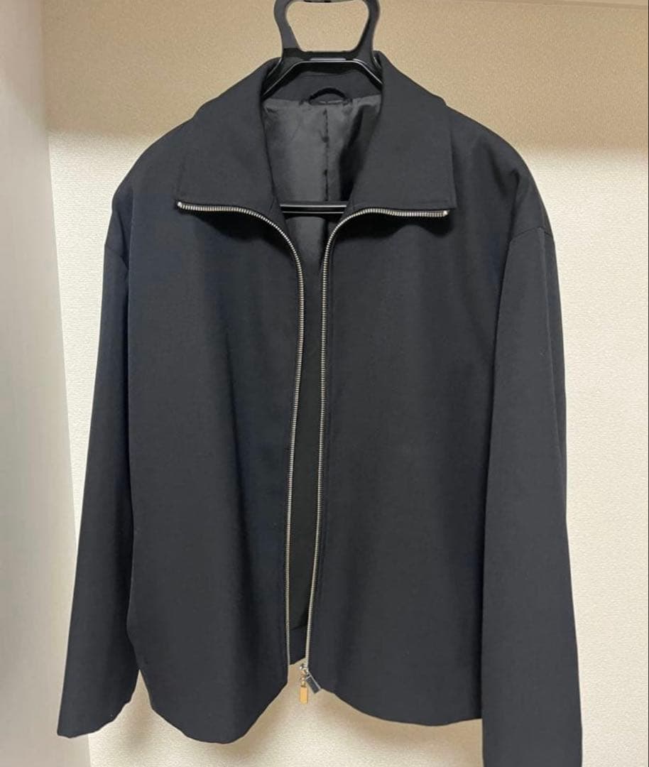 PUBLIC TOKYO 含浸ウールギャバダブルジップブルゾン