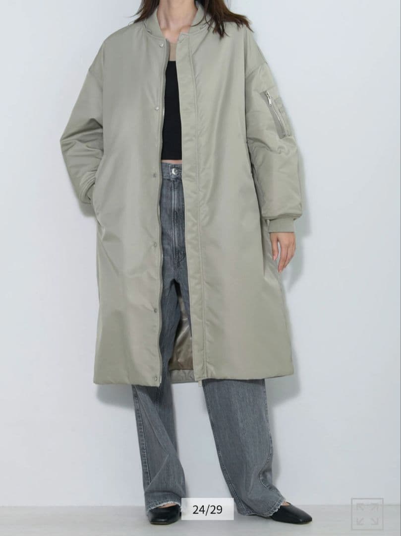 upper hights 2WAYロングブルゾン 新品