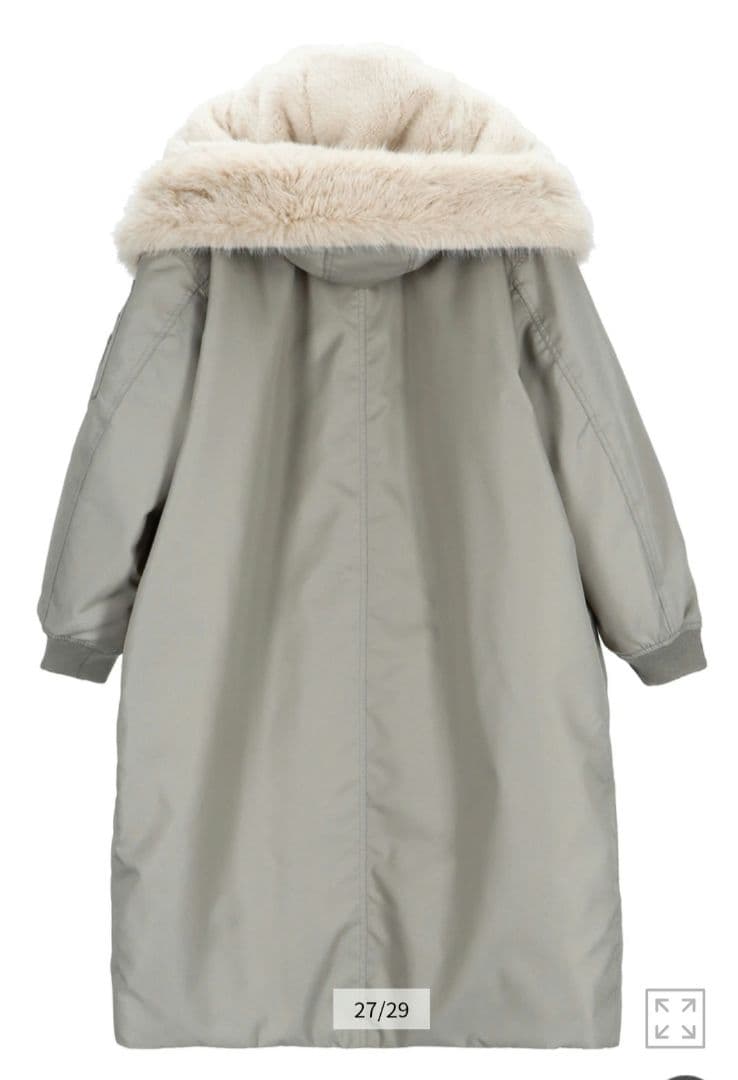 upper hights 2WAYロングブルゾン 新品