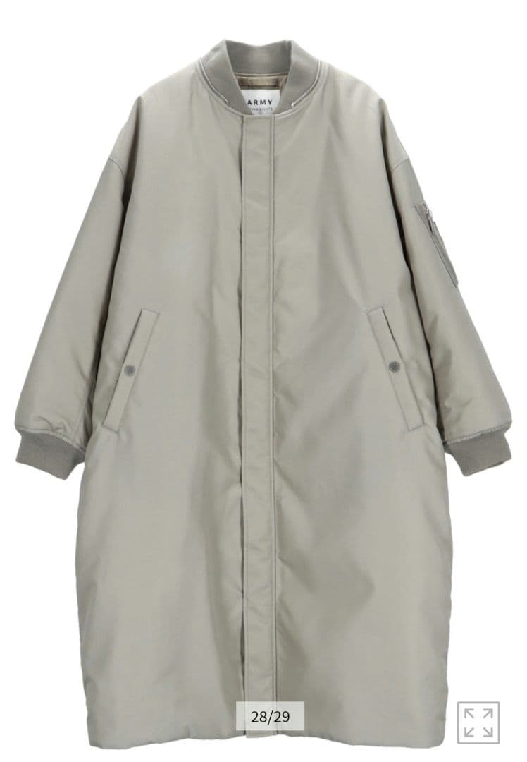 upper hights 2WAYロングブルゾン 新品