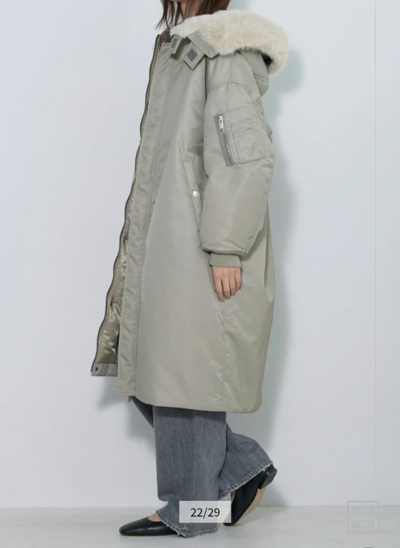 upper hights 2WAYロングブルゾン 新品