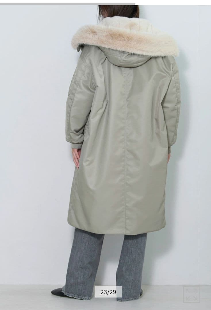 upper hights 2WAYロングブルゾン 新品