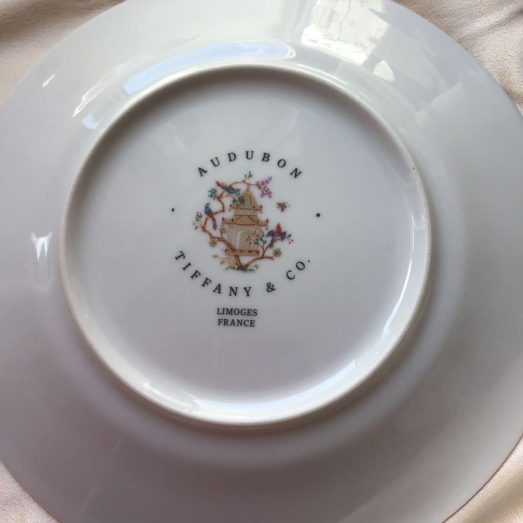 ティファニー￼花と鳥陶器プレートTIFFANY & Co. (ティファニー)