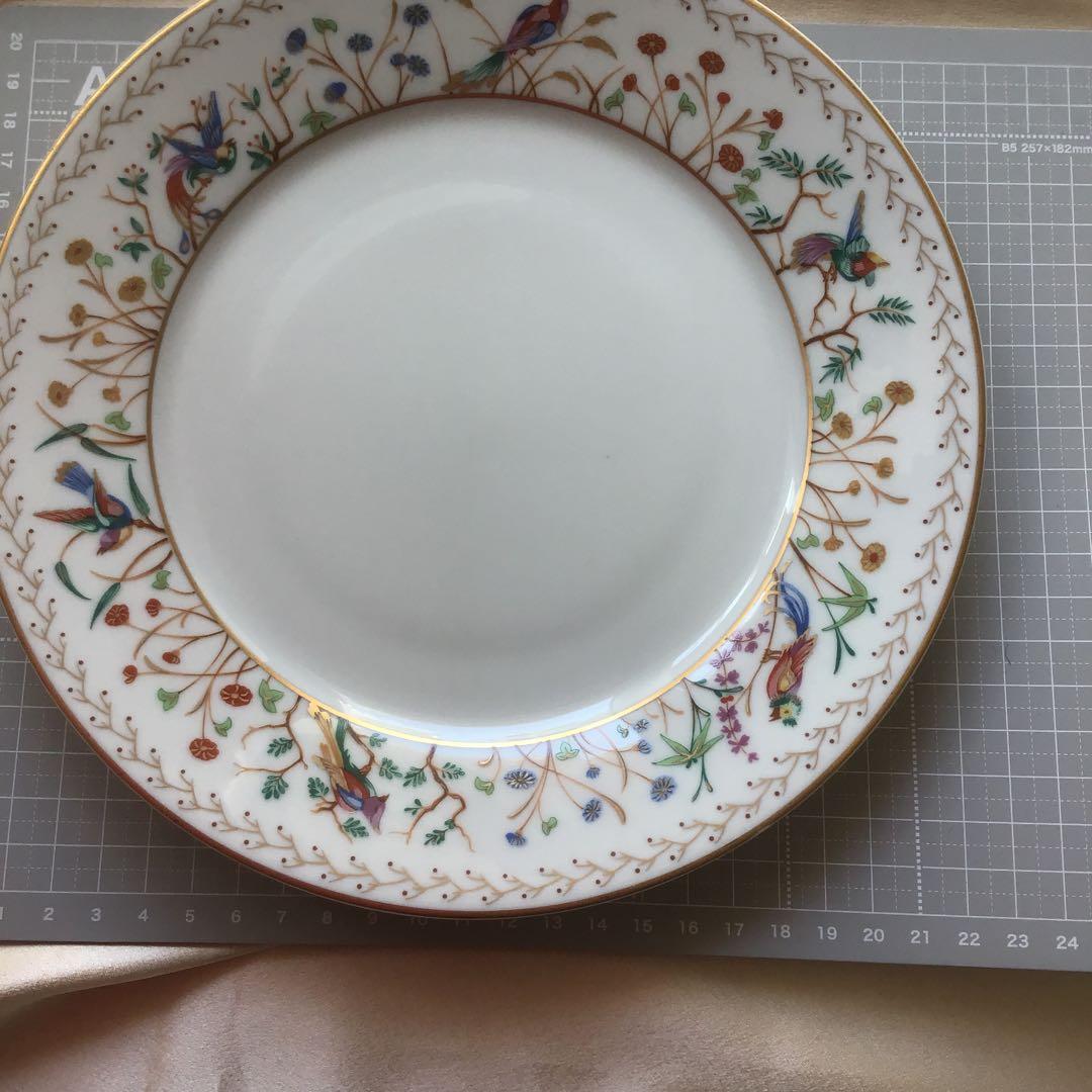 ティファニー￼花と鳥陶器プレートTIFFANY & Co. (ティファニー)