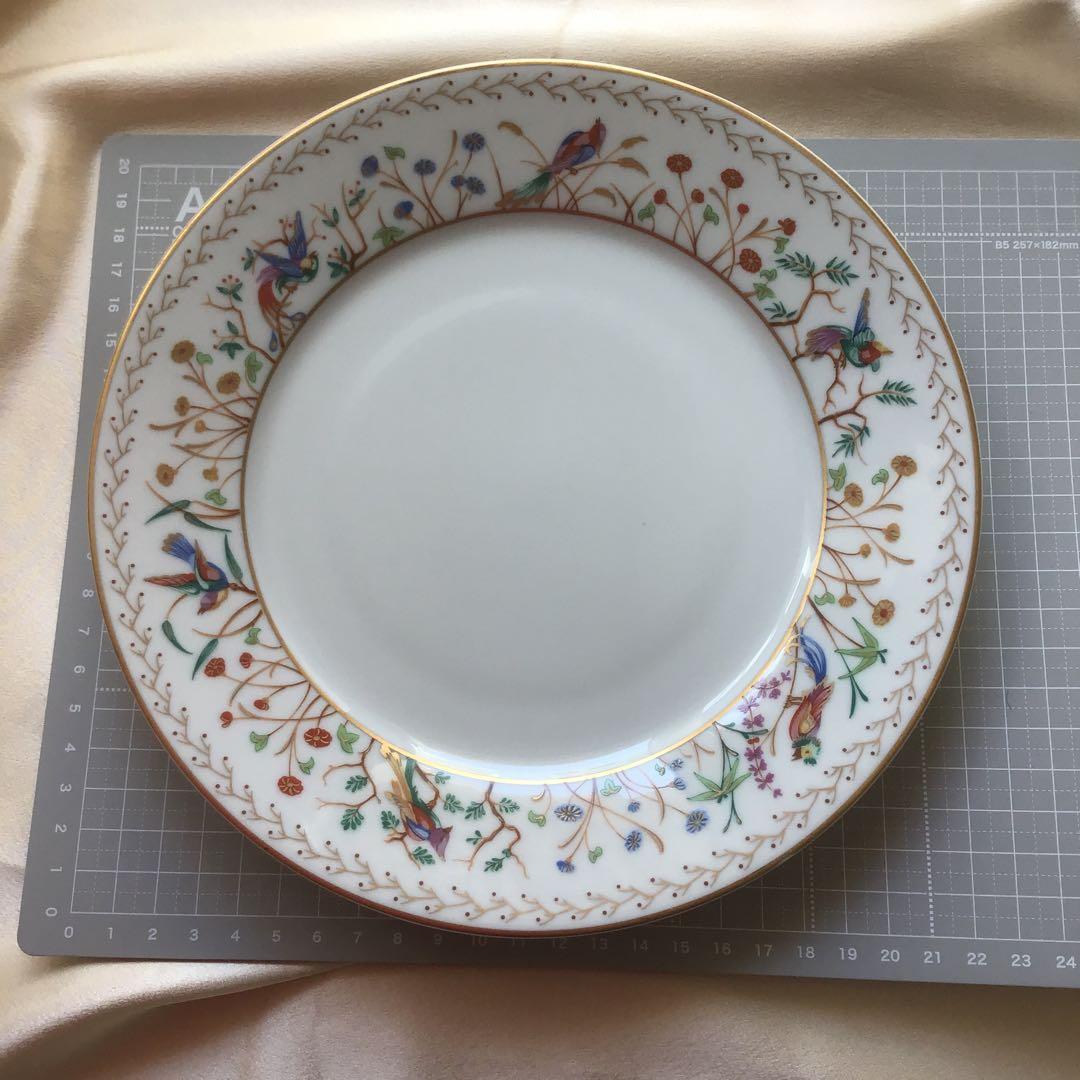 ティファニー￼花と鳥陶器プレートTIFFANY & Co. (ティファニー)