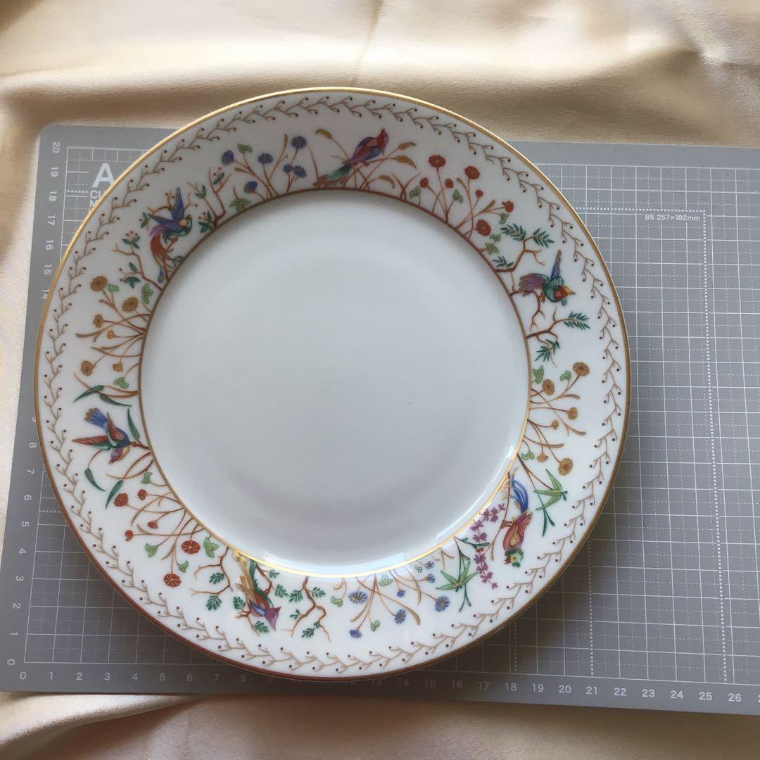 ティファニー￼花と鳥陶器プレートTIFFANY & Co. (ティファニー)