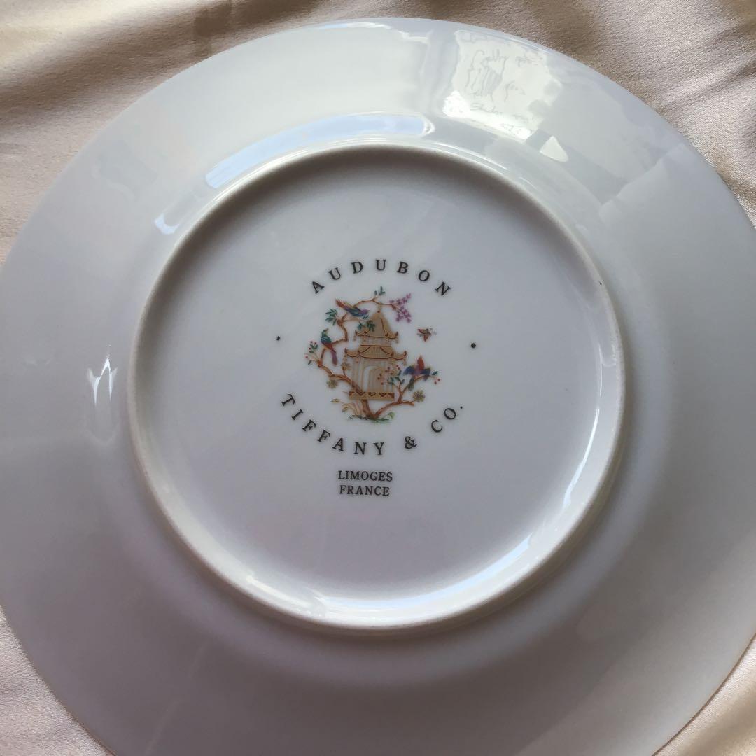 ティファニー￼花と鳥陶器プレートTIFFANY & Co. (ティファニー)