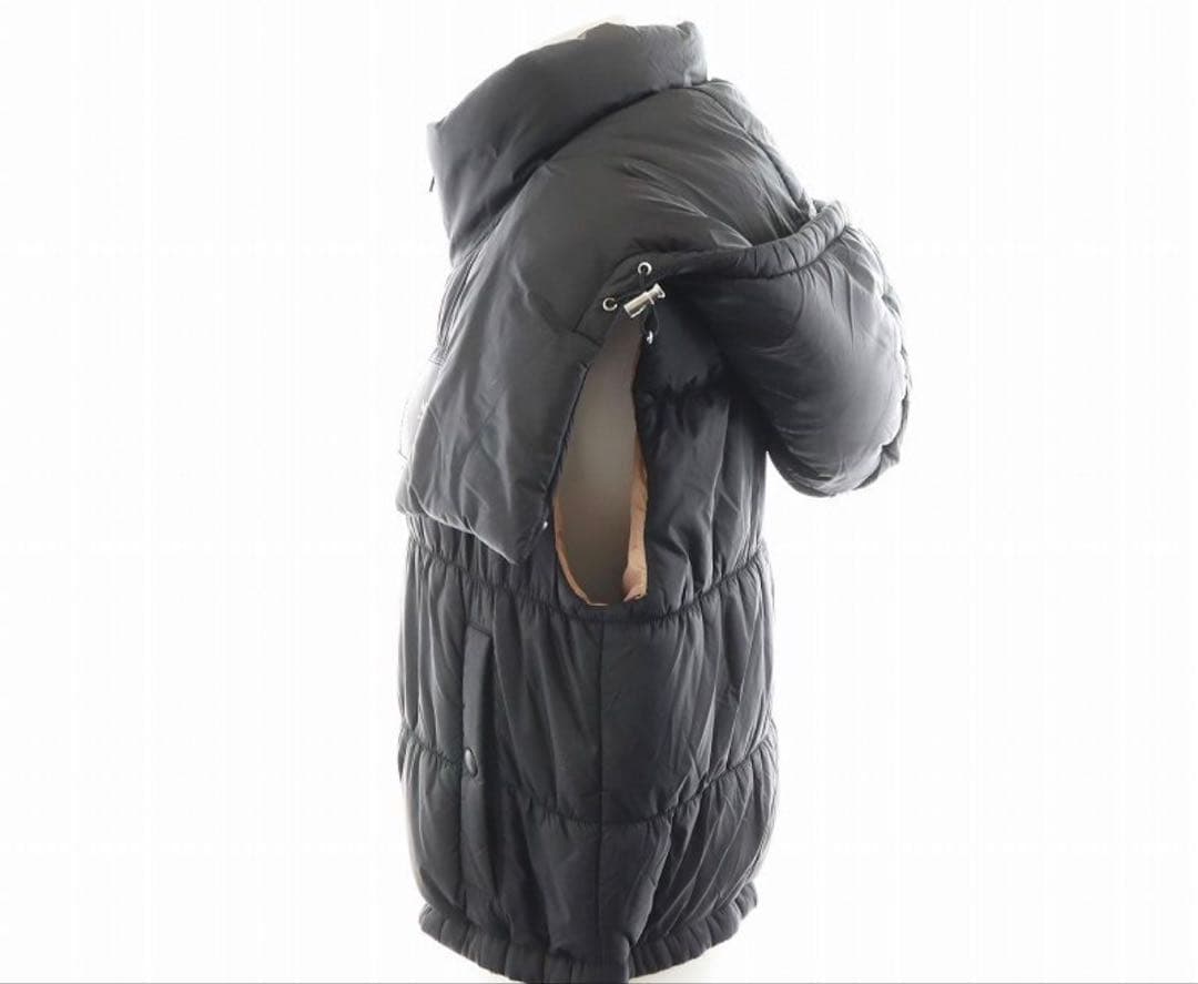 N°21★ヌメロヴェントゥーノ★ロゴパッチデザインダウンベスト