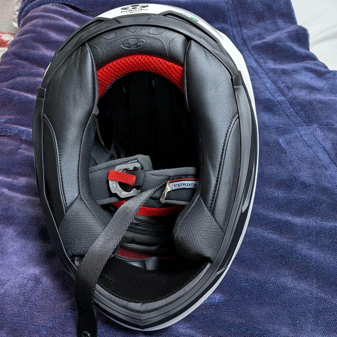 Kabuto フルフェイスヘルメット ホワイト 中古