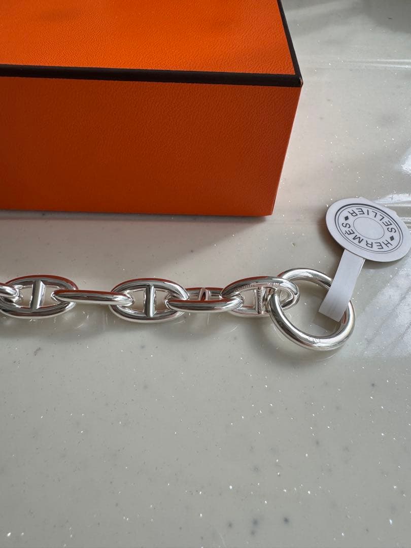 新品未使用HERMESエルメス シェーヌダンクル GM15コマ ブレスレット