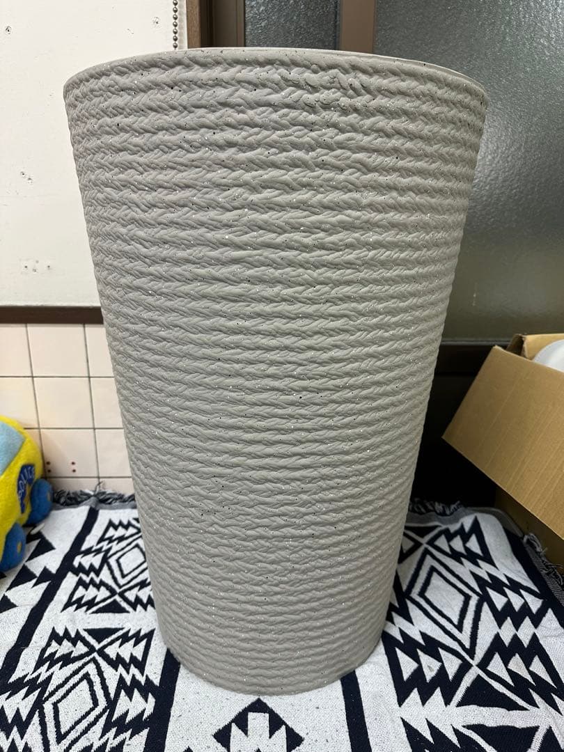 受け皿付き 植木鉢 大型 軽量 屋内 屋外用 プランター 深型 高さ64cm