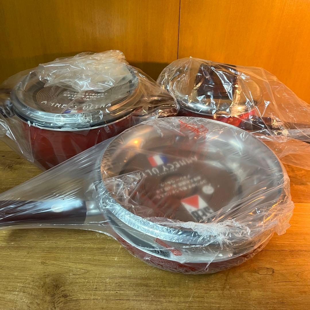 未使用！フライパン　鍋　SEB セブ 両手　Annecy アネシー　セット